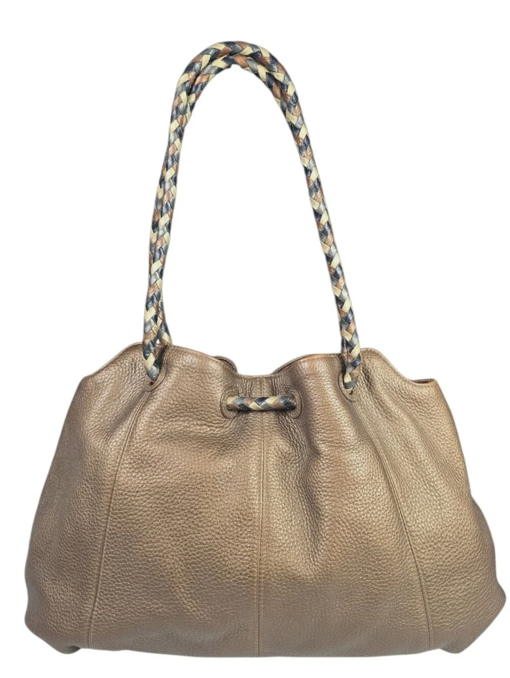 Brrighton Bronze Metallic Hobo Bag